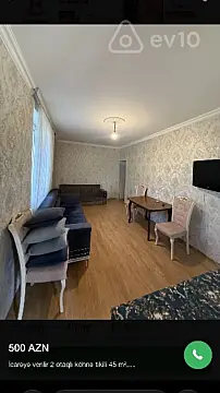 Kirayə verilir 2 otaqlı köhnə tikili 80 m² — Bakı, Nəsimi 2 otaq 80.00 m²