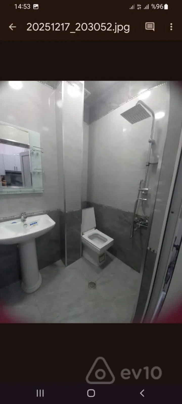 Kirayə verilir 2 otaqlı yeni tikili 45 m²