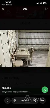 Kirayə verilir 3 otaqlı yeni tikili 100 m²