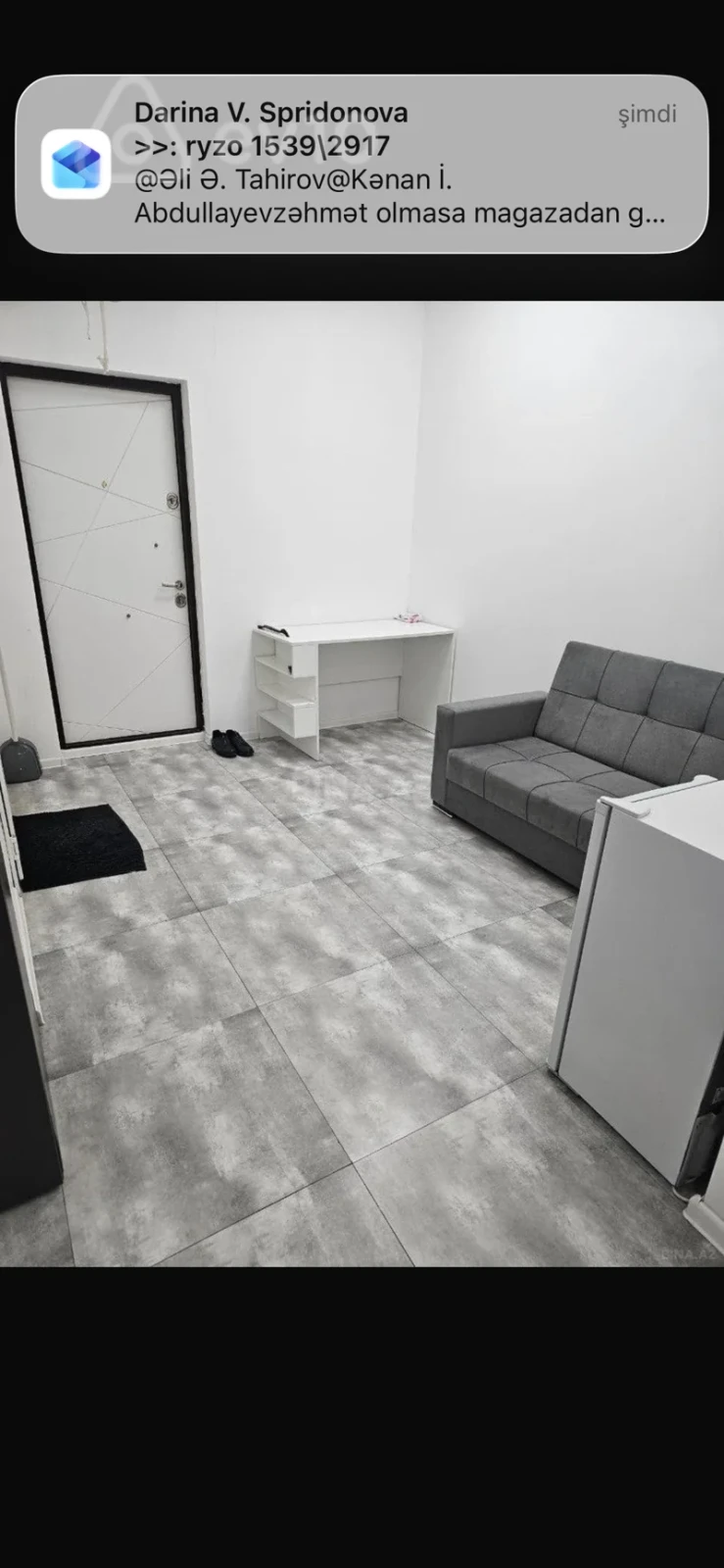 Kirayə verilir 2 otaqlı yeni tikili 36 m²