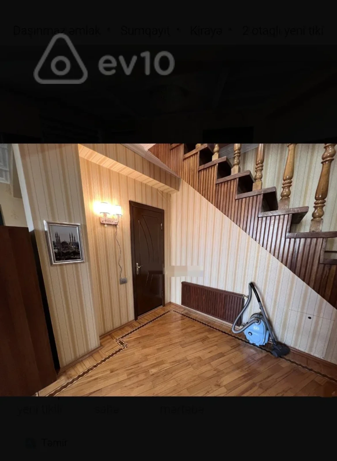 Kirayə verilir 2 otaqlı yeni tikili 60 m²