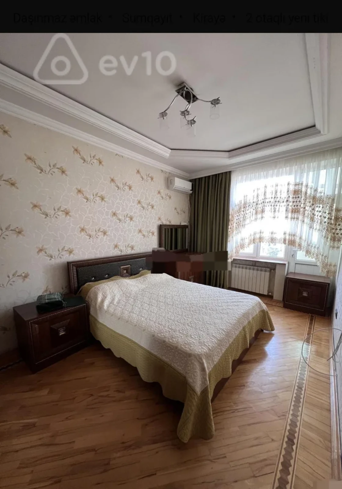 Kirayə verilir 2 otaqlı yeni tikili 60 m²