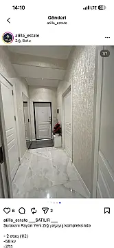 Kirayə verilir 2 otaqlı yeni tikili 70 m²