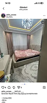 Kirayə verilir 2 otaqlı yeni tikili 70 m²