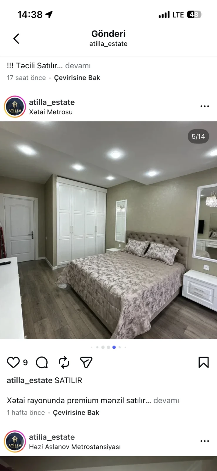 Kirayə verilir 2 otaqlı yeni tikili 75 m²