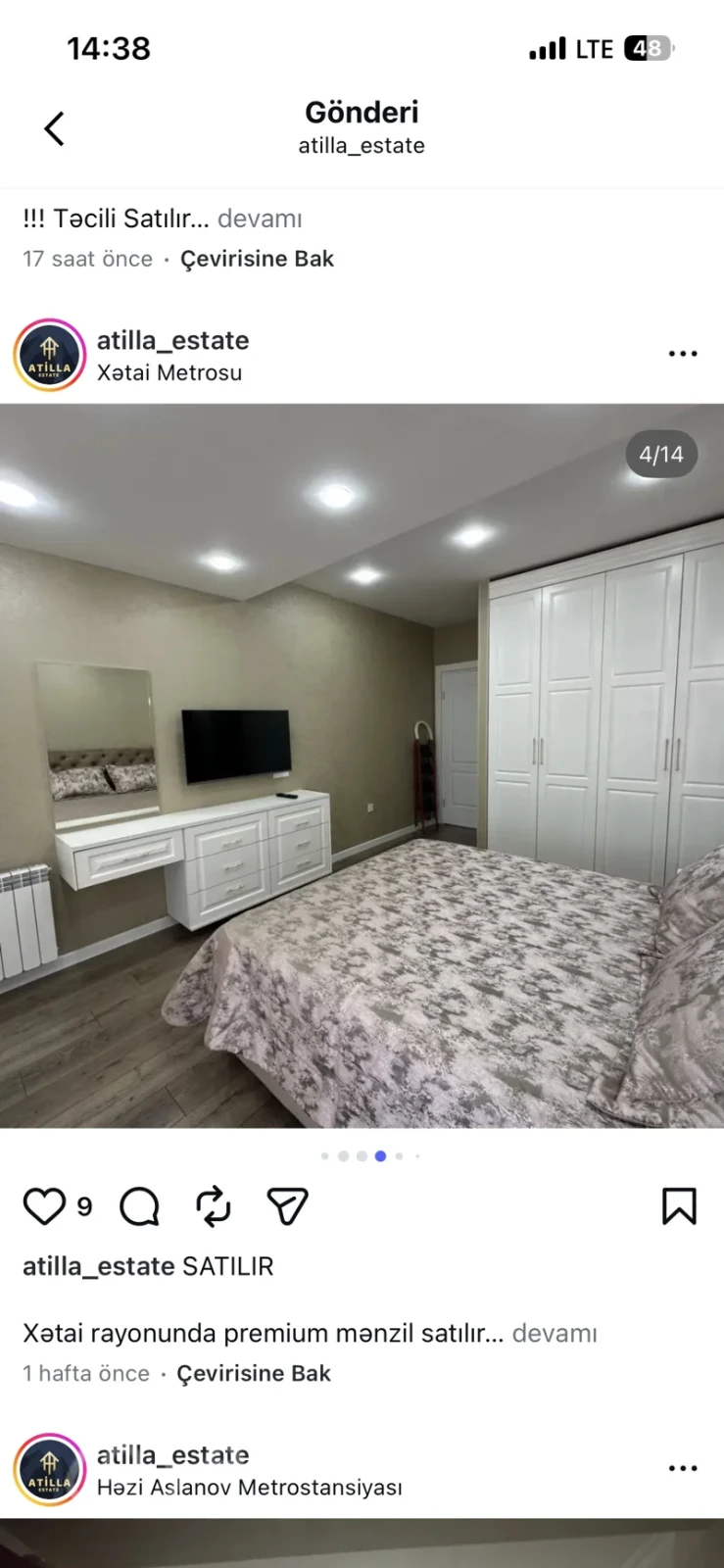 Kirayə verilir 2 otaqlı yeni tikili 75 m²