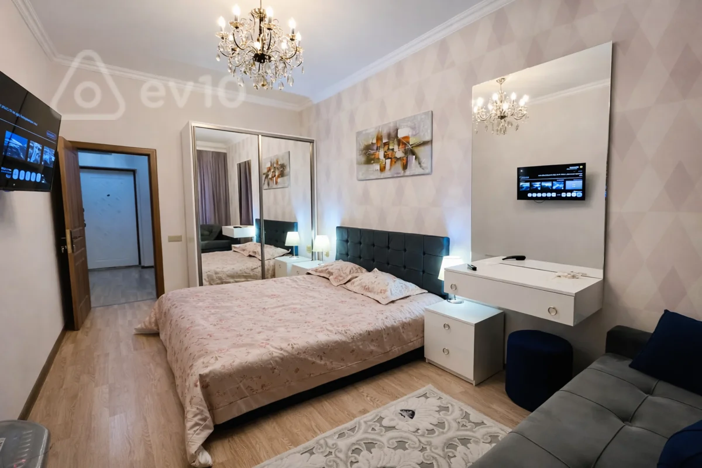 Kirayə verilir 1 otaqlı yeni tikili 55 m²