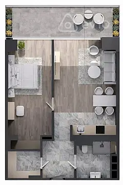 Satılır 2 otaqlı yeni tikili 86 m²