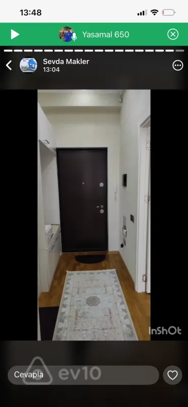 Kirayə verilir 2 otaqlı yeni tikili 60 m²