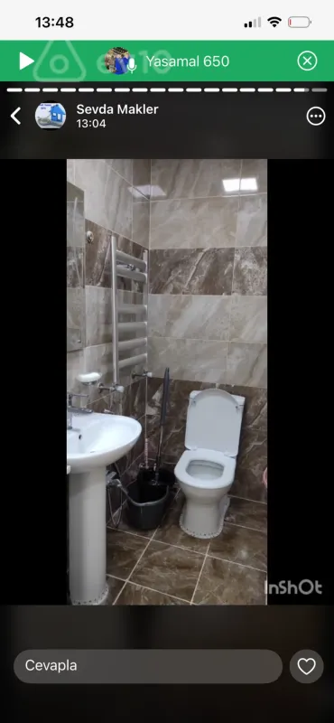 Kirayə verilir 2 otaqlı yeni tikili 60 m²