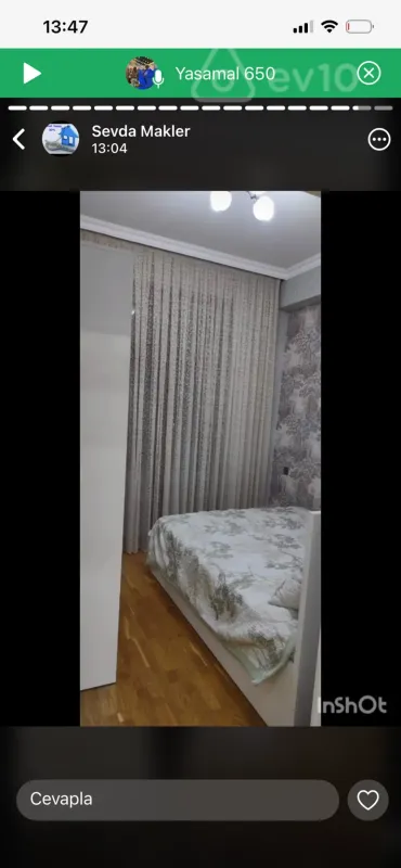 Kirayə verilir 2 otaqlı yeni tikili 60 m²