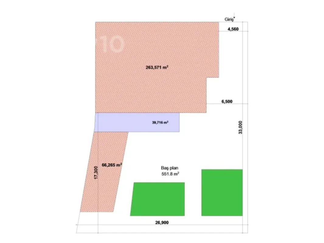 Satılır 9 otaqlı həyət evi 800 m²