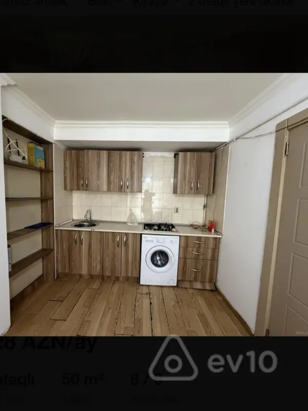 Kirayə verilir 2 otaqlı yeni tikili 52 m²