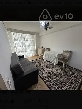 Kirayə verilir 2 otaqlı yeni tikili 52 m²