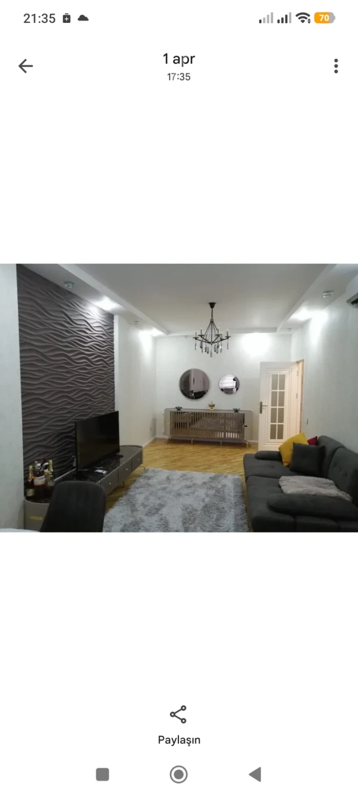 Kirayə verilir 3 otaqlı yeni tikili 105 m²