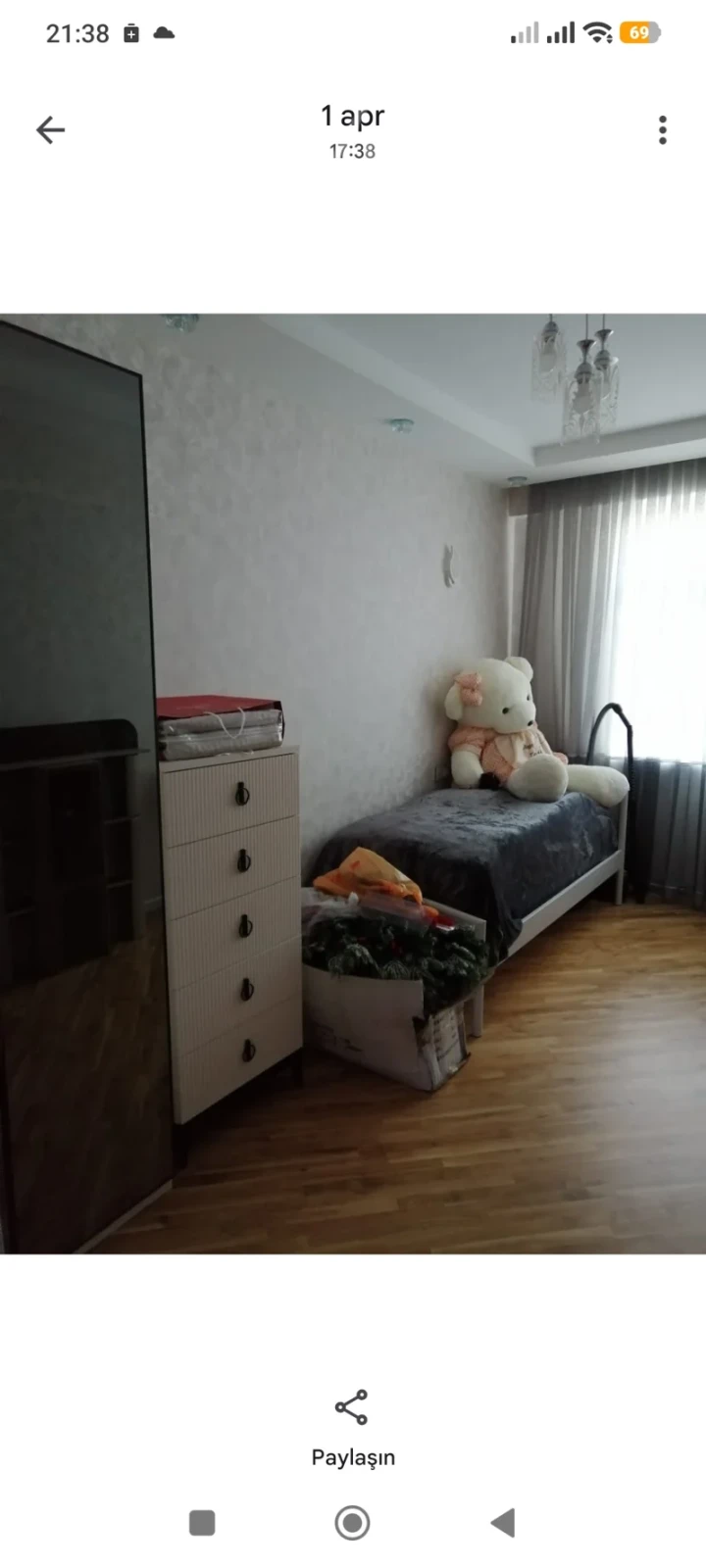 Kirayə verilir 3 otaqlı yeni tikili 105 m²