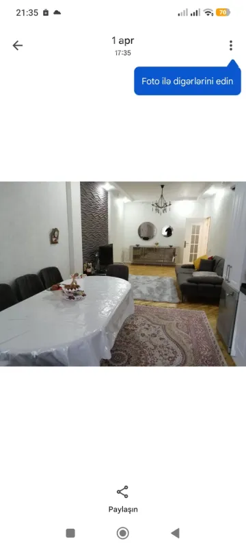 Kirayə verilir 3 otaqlı yeni tikili 105 m²