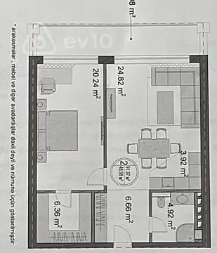 Satılır 2 otaqlı yeni tikili 92 m²