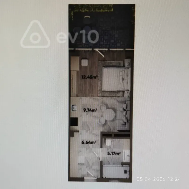 Satılır 1 otaqlı yeni tikili 51.8 m²