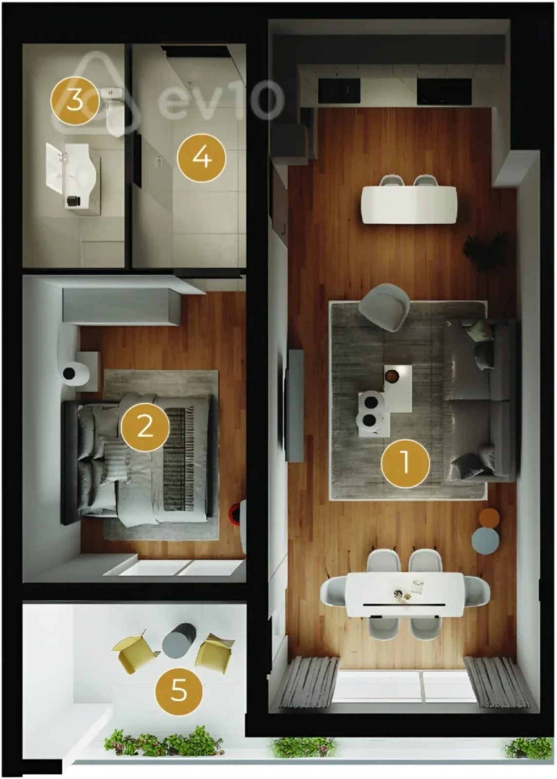 Satılır 2 otaqlı yeni tikili 79.5 m²