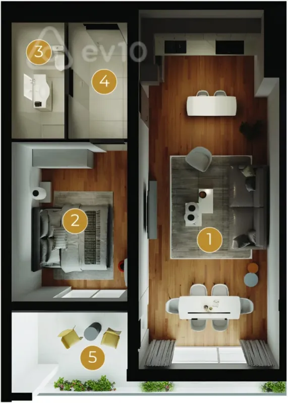 Satılır 2 otaqlı yeni tikili 79.5 m²