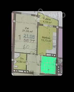 Satılır 1 otaqlı yeni tikili 53 m²