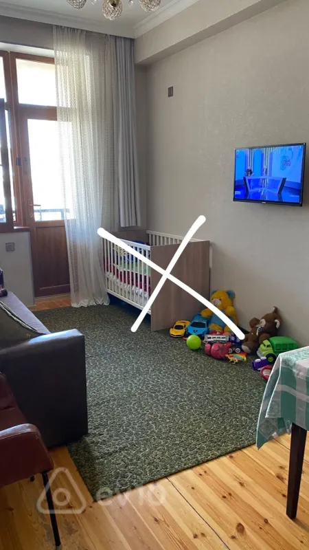 Kirayə verilir 2 otaqlı yeni tikili 50 m²