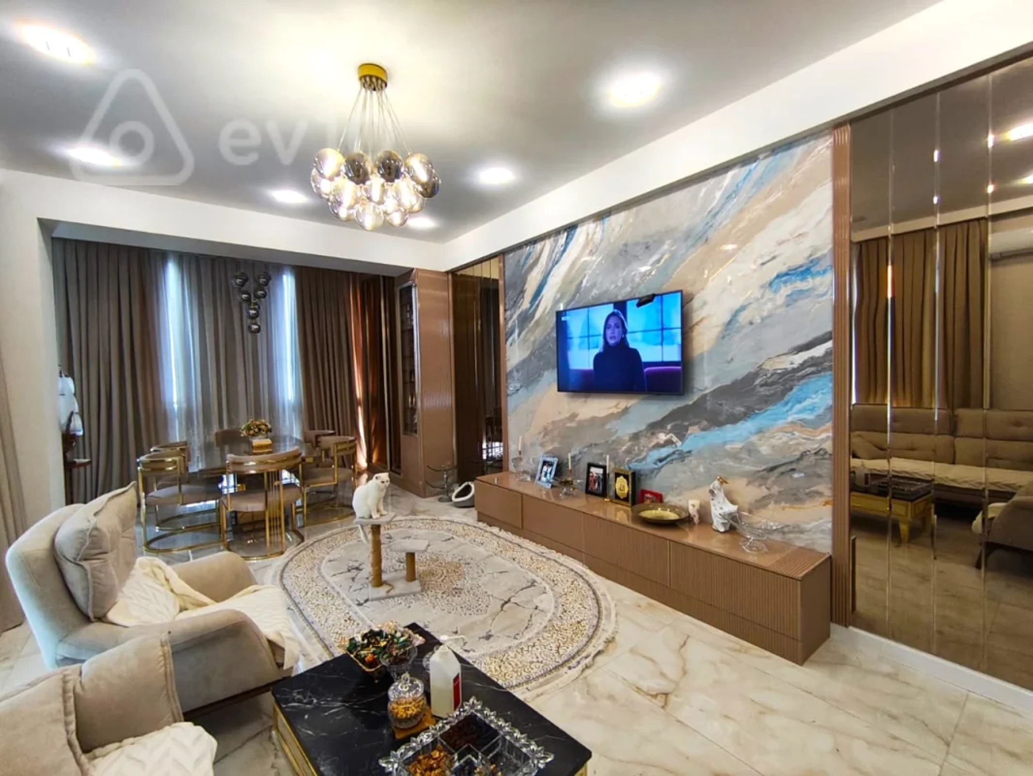 Kirayə verilir 4 otaqlı yeni tikili 130 m²