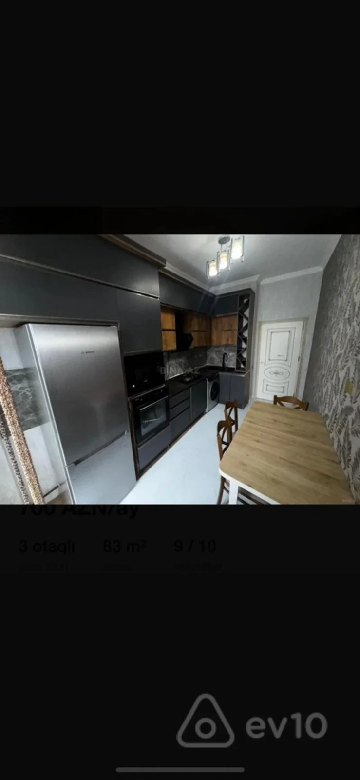 Kirayə verilir 3 otaqlı yeni tikili 84 m²