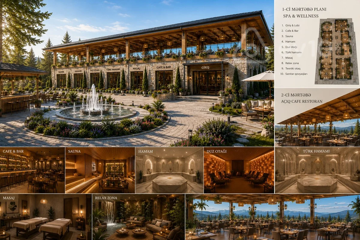 Satılır mənzil 1000 m² — Qəbələ 1000.00 m²