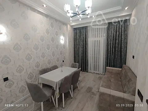 Kirayə verilir 2 otaqlı yeni tikili 45 m² — Xırdalan 2 otaq 45.00 m²