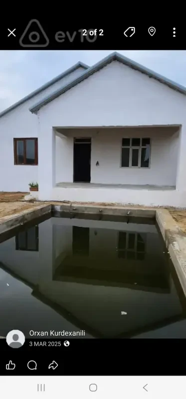 Satılır 3 otaqlı həyət evi 120 m²