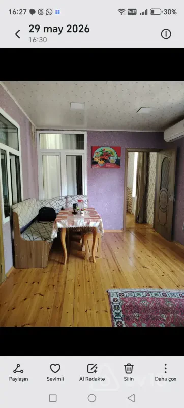 Kirayə verilir 3 otaqlı köhnə tikili 70 m²