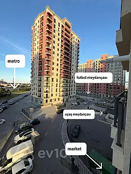Kirayə verilir 3 otaqlı yeni tikili 85 m² — Bakı, Binəqədi 3 otaq 85.00 m²
