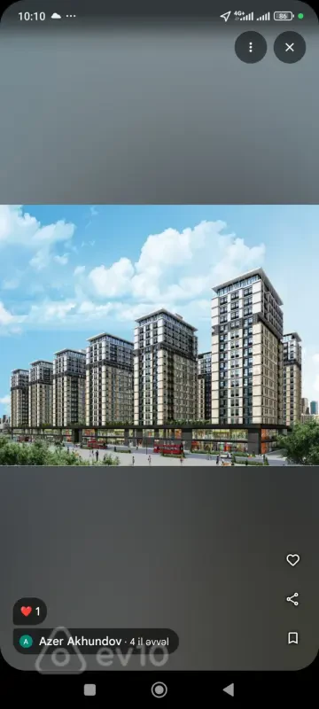 Satılır 2 otaqlı köhnə tikili 82 m²