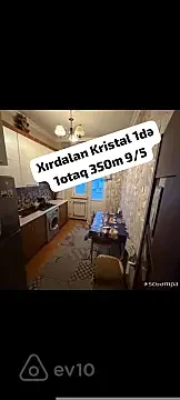 Kirayə verilir 1 otaqlı yeni tikili 40 m² — Xırdalan 1 otaq 40.00 m²
