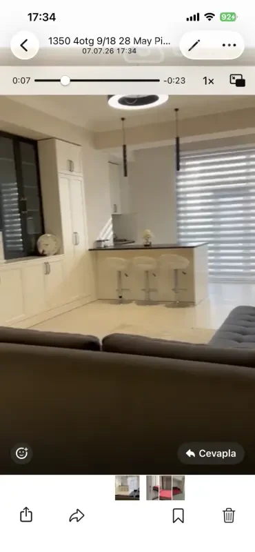 Kirayə verilir 4 otaqlı yeni tikili 135 m²