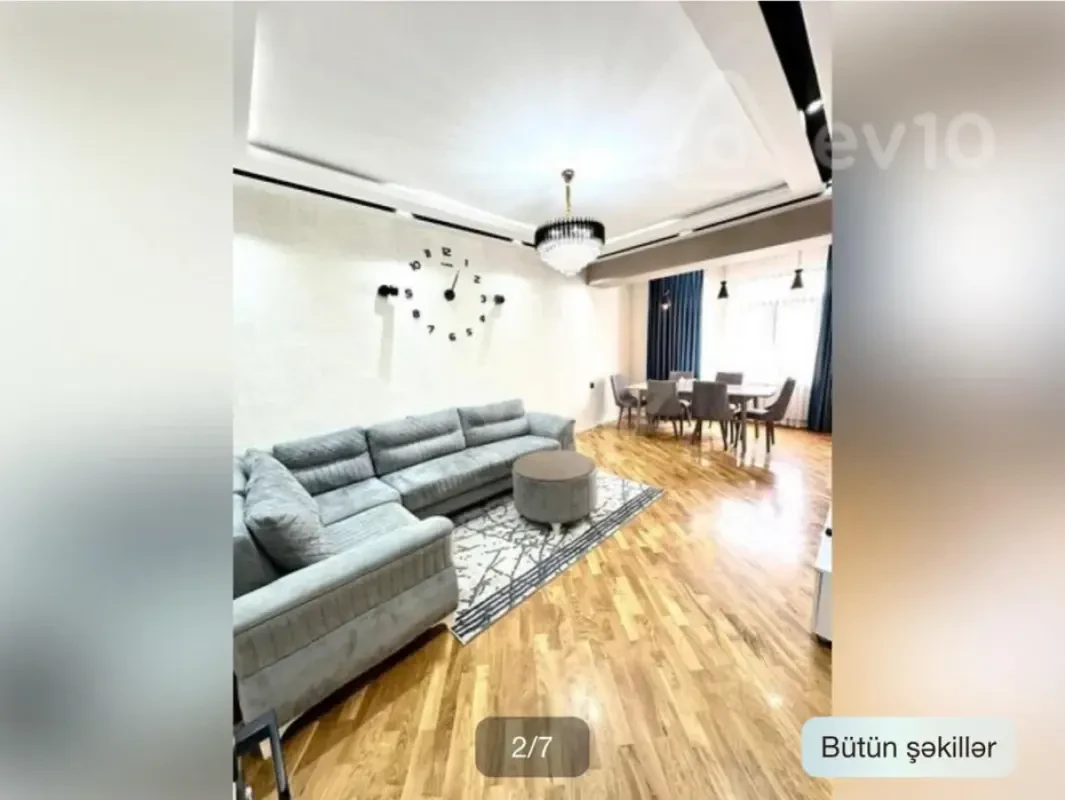 Kirayə verilir 3 otaqlı yeni tikili 100 m²