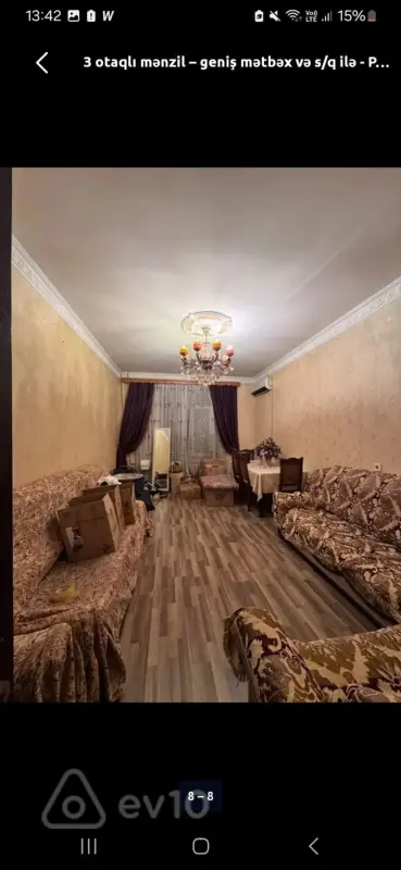 Kirayə verilir 3 otaqlı köhnə tikili 80 m²