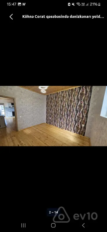 Kirayə verilir 2 otaqlı həyət evi 75 m²