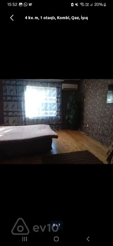 Kirayə verilir 1 otaqlı həyət evi 40 m²
