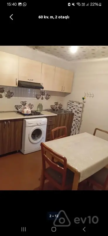 Kirayə verilir 2 otaqlı həyət evi 80 m²