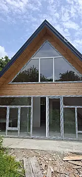Satılır 4 otaqlı həyət evi 90 m² — Oğuz 4 otaq 90.00 m²