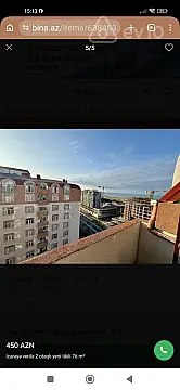 Kirayə verilir 2 otaqlı yeni tikili 60 m² — Sumqayıt 2 otaq 60.00 m²