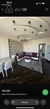 Kirayə verilir 3 otaqlı yeni tikili 95 m² — Bakı, Binəqədi 3 otaq 95.00 m²