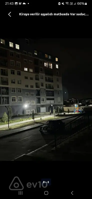 Kirayə verilir 2 otaqlı yeni tikili 65 m²