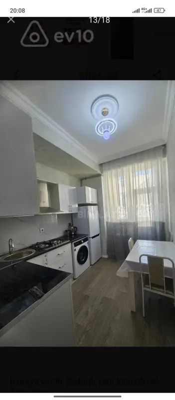 Kirayə verilir 2 otaqlı yeni tikili 65 m²