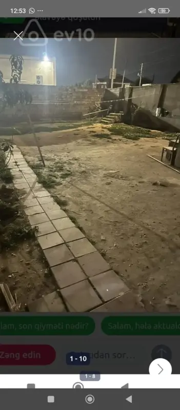 Kirayə verilir 2 otaqlı həyət evi 56 m²