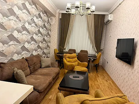 Kirayə verilir 2 otaqlı yeni tikili 48 m² — Xırdalan 2 otaq 48.00 m²