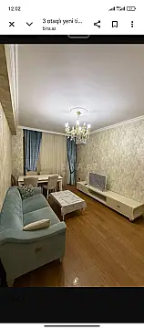 Kirayə verilir 3 otaqlı yeni tikili 90 m² — Xırdalan 3 otaq 90.00 m²